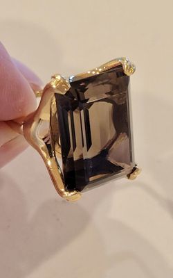 Vintage Smoky Quartz Ring