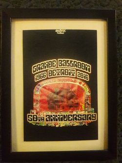 GRANDE BALLROOM DETROIT FRAMED PICTURE