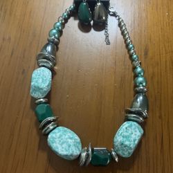 Block Buster Beaded Necklace 