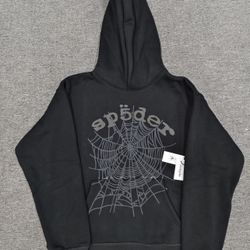 Black SP5DER Hoodie 