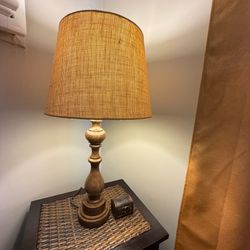 Moving Sale - Large Rustic Table Lamp