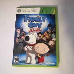 Family Guy Back to the Multiverse for Microsoft Xbox 360 No Manual 