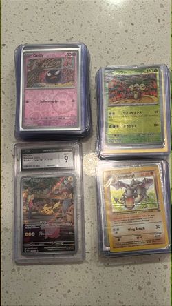 Pokémon Card Collection with CGC Graded Pikachu