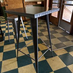 Metal Bistro Table And Stool