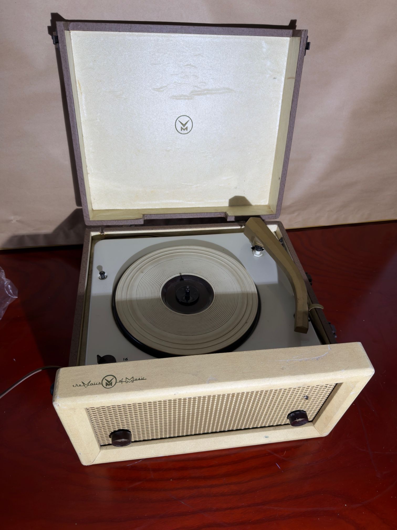 Vintage The Voice of Music Record Player