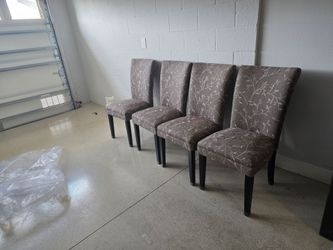 Four Dining Room Chairs.