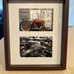 Prints - Framed Tractor Art In Nice Wooden Frame 