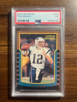 Investment card 2000 Bowman Tom Brady Rookie Card PSA 7 #236