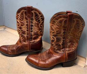 Laredo Men’s Birchwood Tumbled Leather Western Boots 10.5
