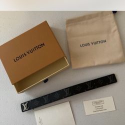 Men’s Louis Vuitton LV Slim Bracelet Adjustable Size Brand New With Packaging