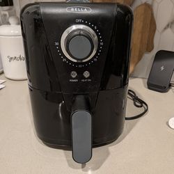 Black air fryer