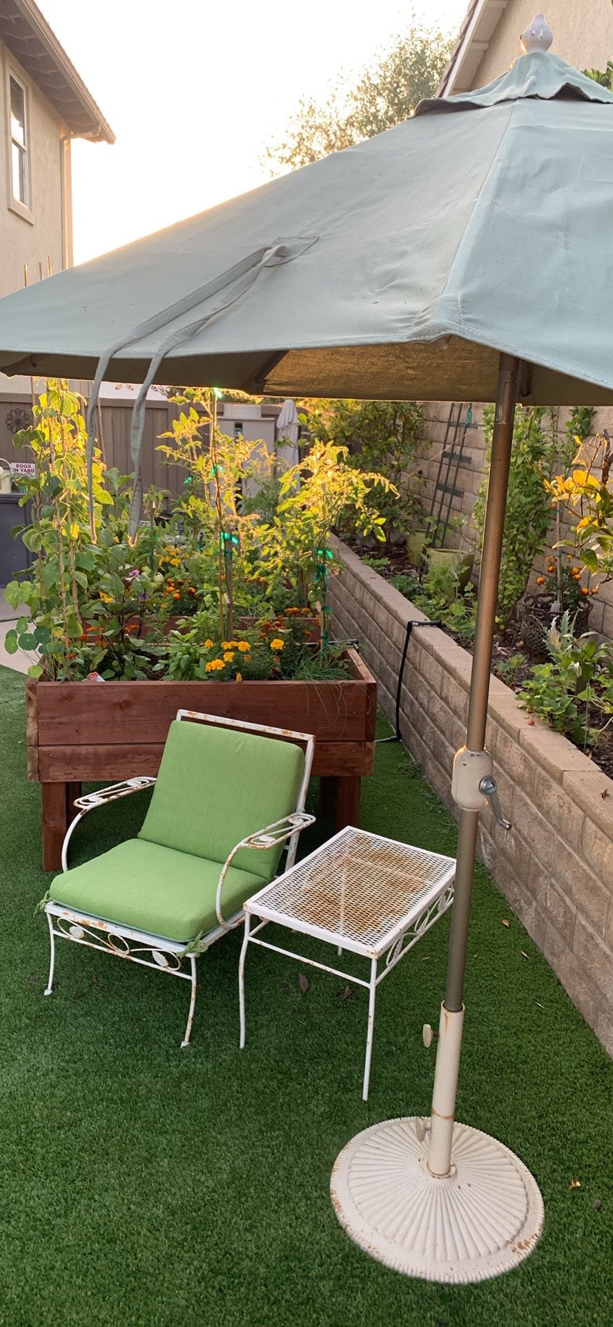 Vintage Outdoor Patio Set