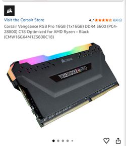 CORSAIR VENGANCE RGB PRO 16GB DDR4 RAM