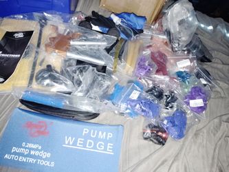 Super PDR Paintless Dent Repair Kit with Pump Wedge
