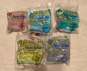 1992 McDonald’s Snow White toys new in pkgs