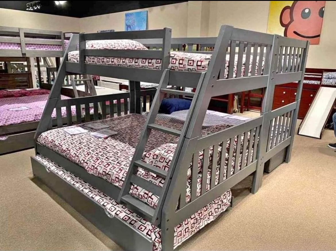 Bunk Bed Set Same Day Delivery No Money Down No Credit Need 0% Interest