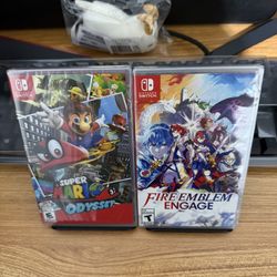 NEW SEALED Super Mario Odyssey + Fire Emblem Engage For Nintendo Switch