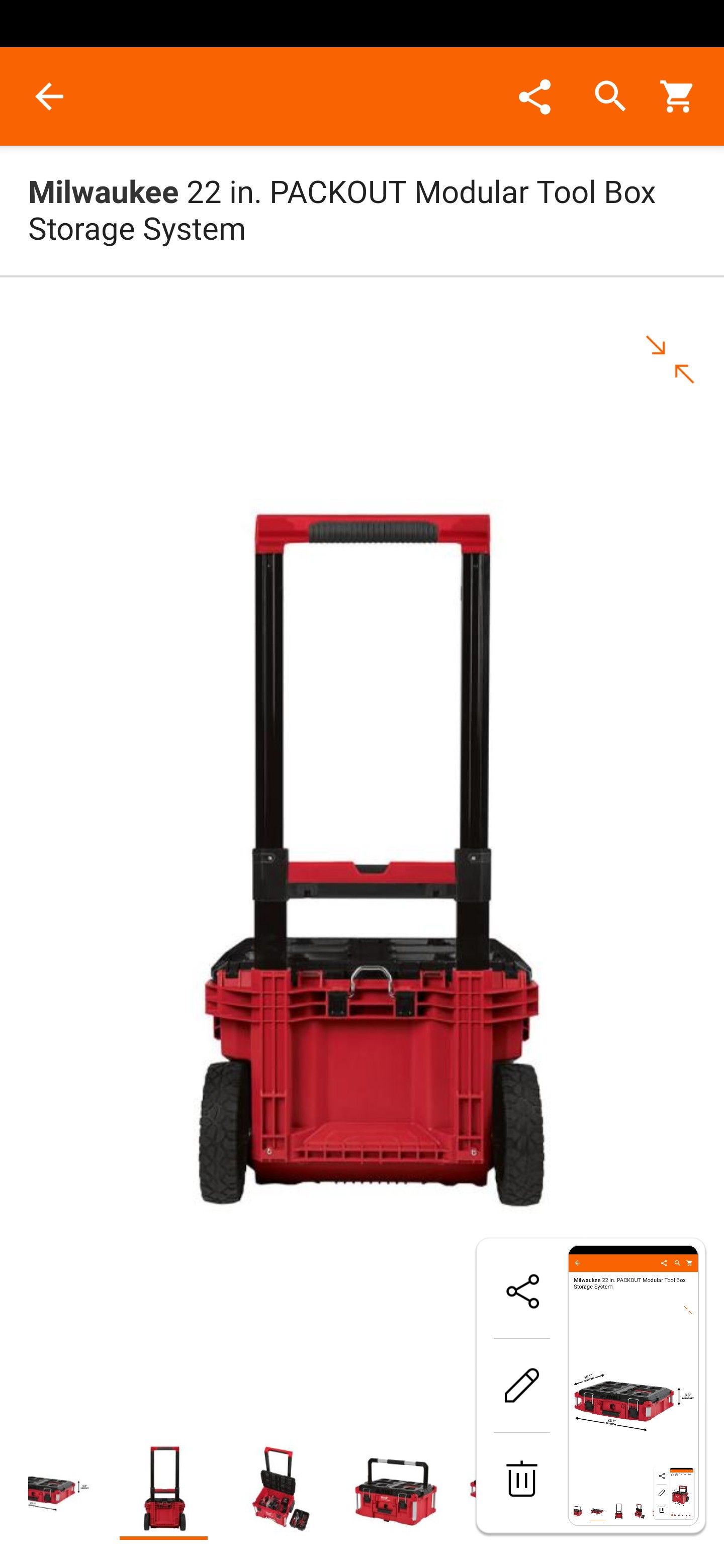 *BRAND NEW*MILWAUKEE 22 in. PACKOUT Modular Tool Box Storage System