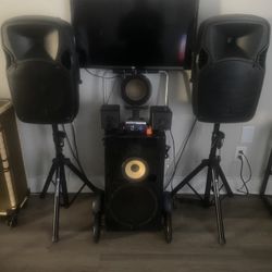 Proreck Portable Music Station, With Tv And mic