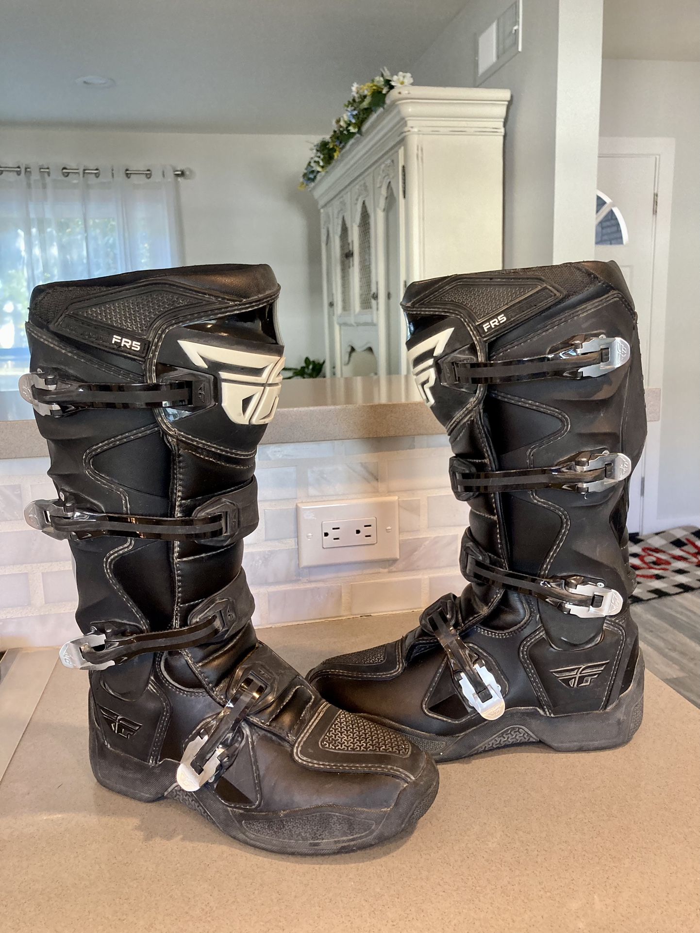 FLY RACING FR5 Boots Size (mens) LIKE NEW!