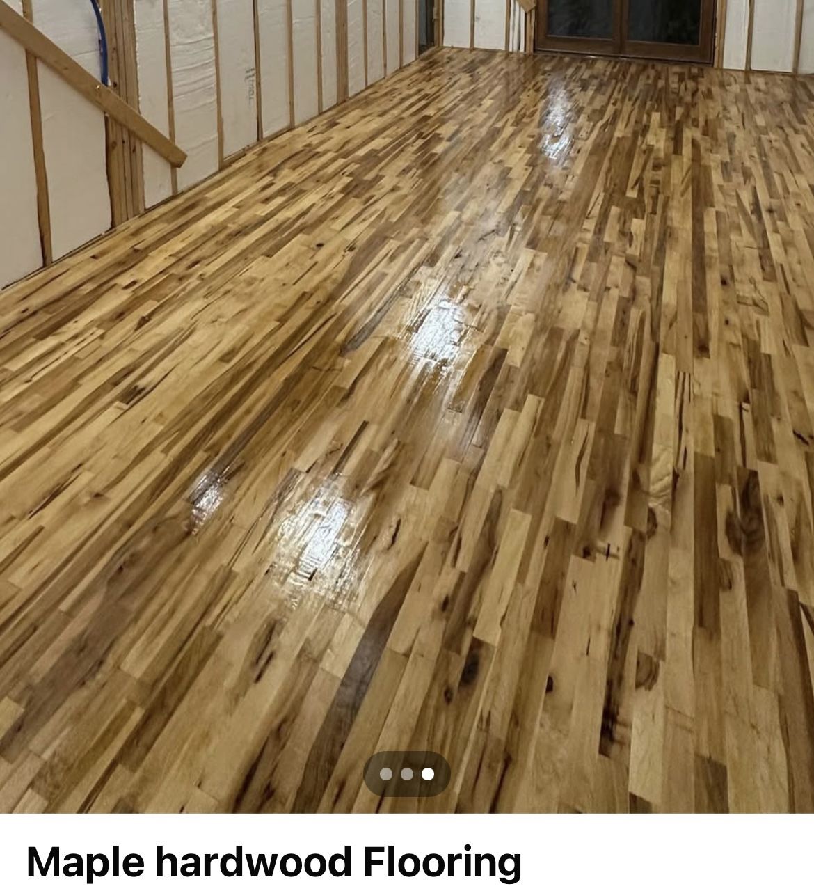 ~250 Sq Ft. Maple Hardwood Flooring