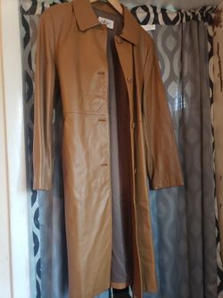 Full Length Leather Coat