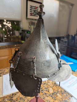 Antique helmet