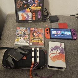 Nintendo Switch - OLED Model Pokemon Scarlet and Violet
Limited Edition