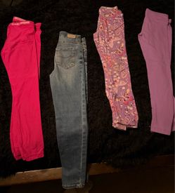 Leggings and jeans