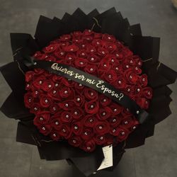 Ramo Buchon Rose Bouquets Money Bouquet Eternal Roses Anniversary Girlfriend Proposals Wedding 