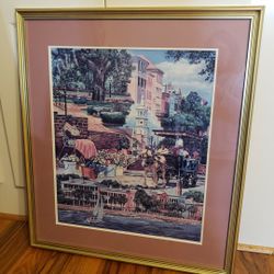 Charleston Scenes - Framed Art By Gordon Wheeler - 29 1/2" X 25 1/2"