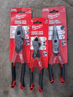 Milwaukee 3pc cushion grip tool Lot