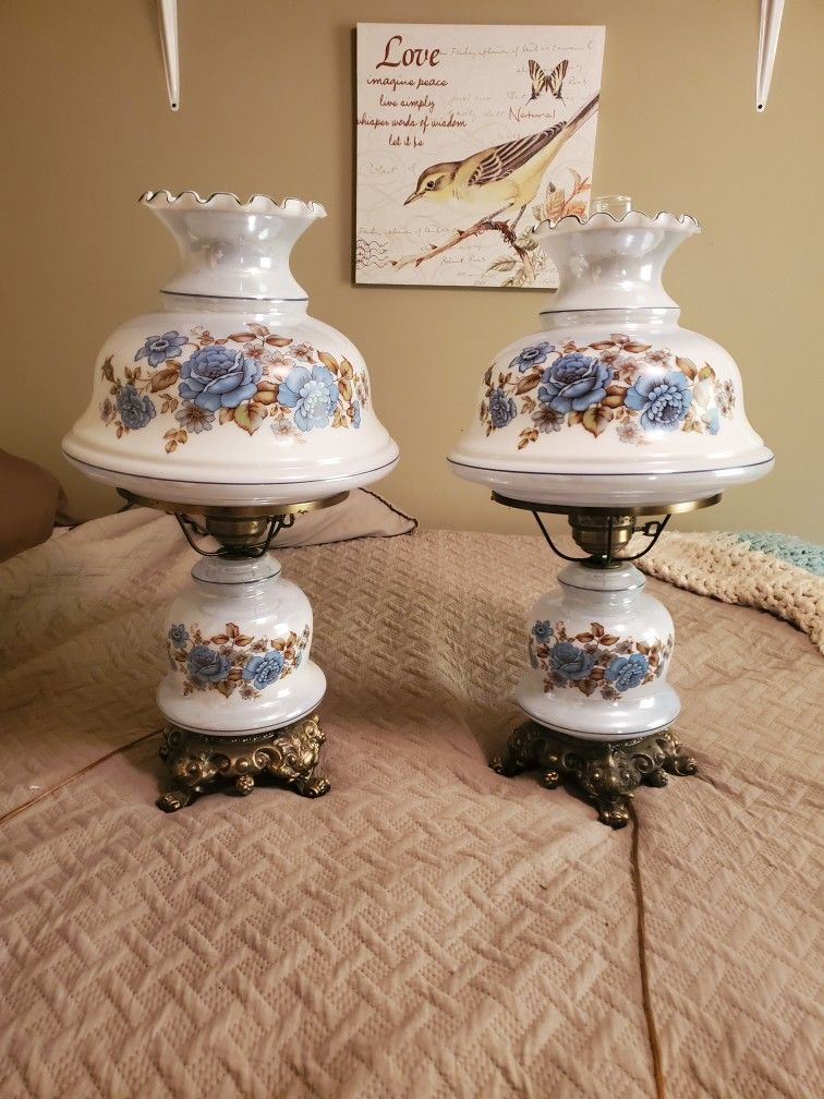 Gone With The Wind Style Lamps Set