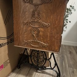 Singer sewing machine table. Cash Only.