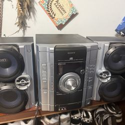 Sony MHC-GX250 Mini Hi-Fi Component Stereo System AM/FM Radio No Remote