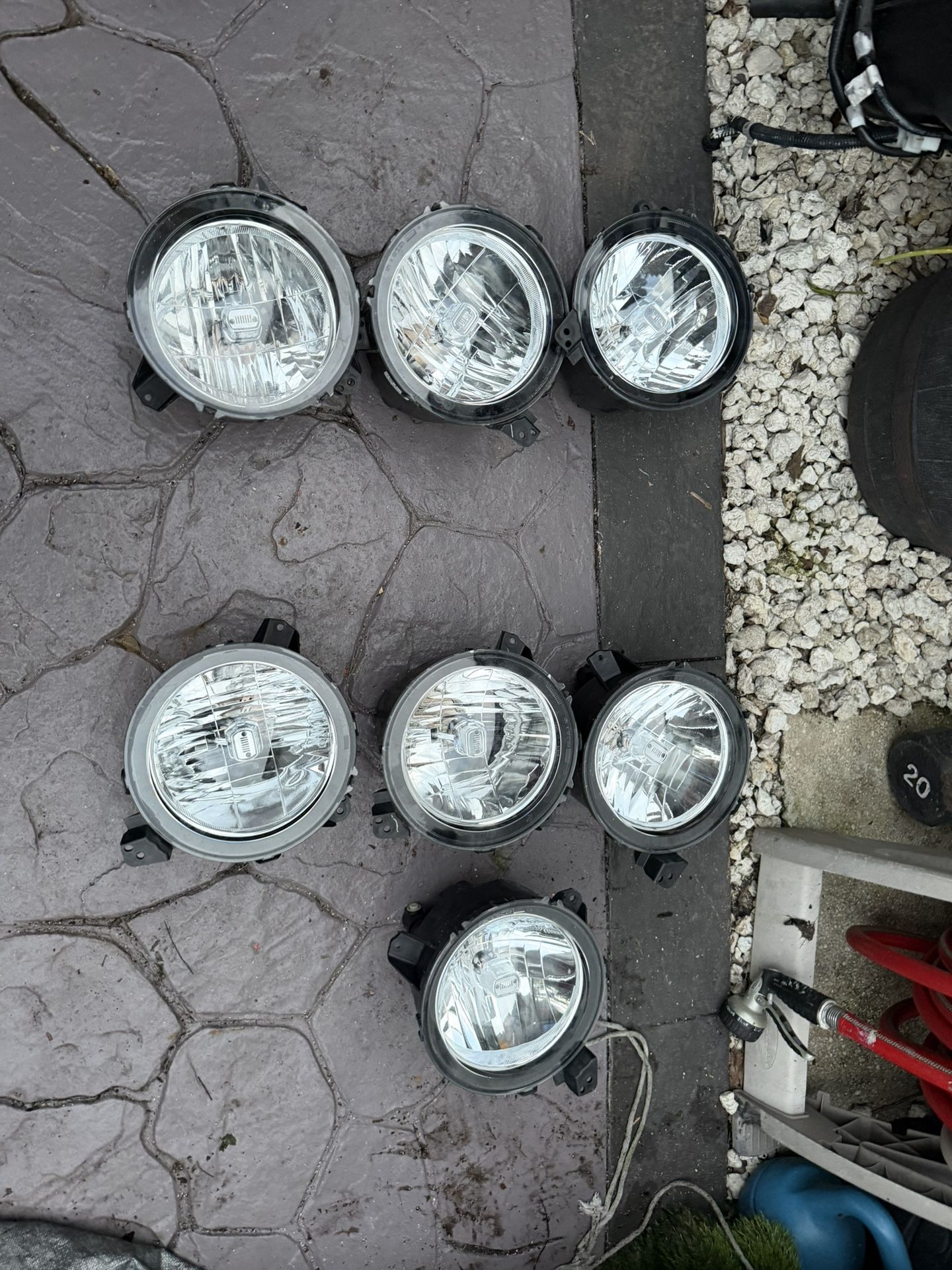 Jeep wrangler gladiator headlights oem