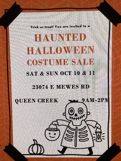 LOTS OF HALLOWEEN COSTUMES ALL BRAND, NEW SIZES, BABY TO ADULT PLUS