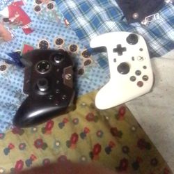 2 X Box Wireless Controllers  