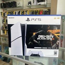 Sony PS5 PlayStation 5 Slim Edition Disc Console 1TB Call Of Duty Black Ops 6 Game Bundle Shop Without Using Credit! $0 To $100 Down To Take It Today!
