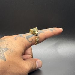 14k Gold Cheetah Ring