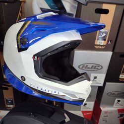 Fly Racing Motocross Helmet White Blue available in different sizes