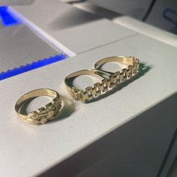 14k Nugget And 10k Gold Ring 