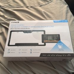 Solar powered wireless backup camera