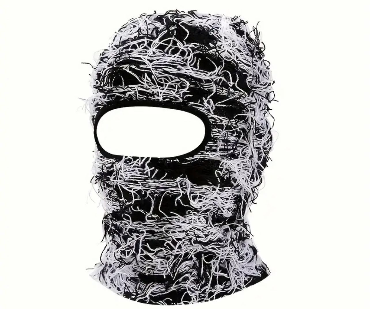2 colors full Face Mask for winter time!!Black with white color and white gray