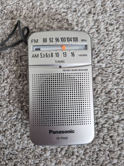 Panasonic RF-P50D Pocket AM/FM Radio