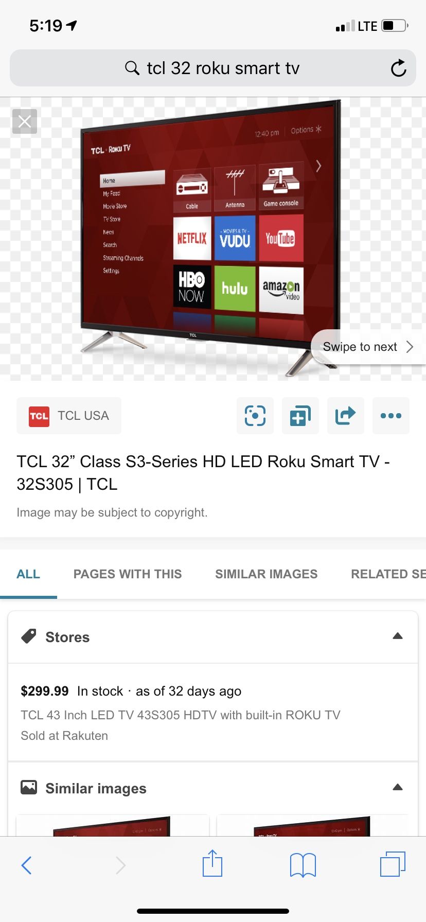 TCL Roku tv