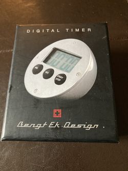 Bengt Ek Design Metal Digital Timer 