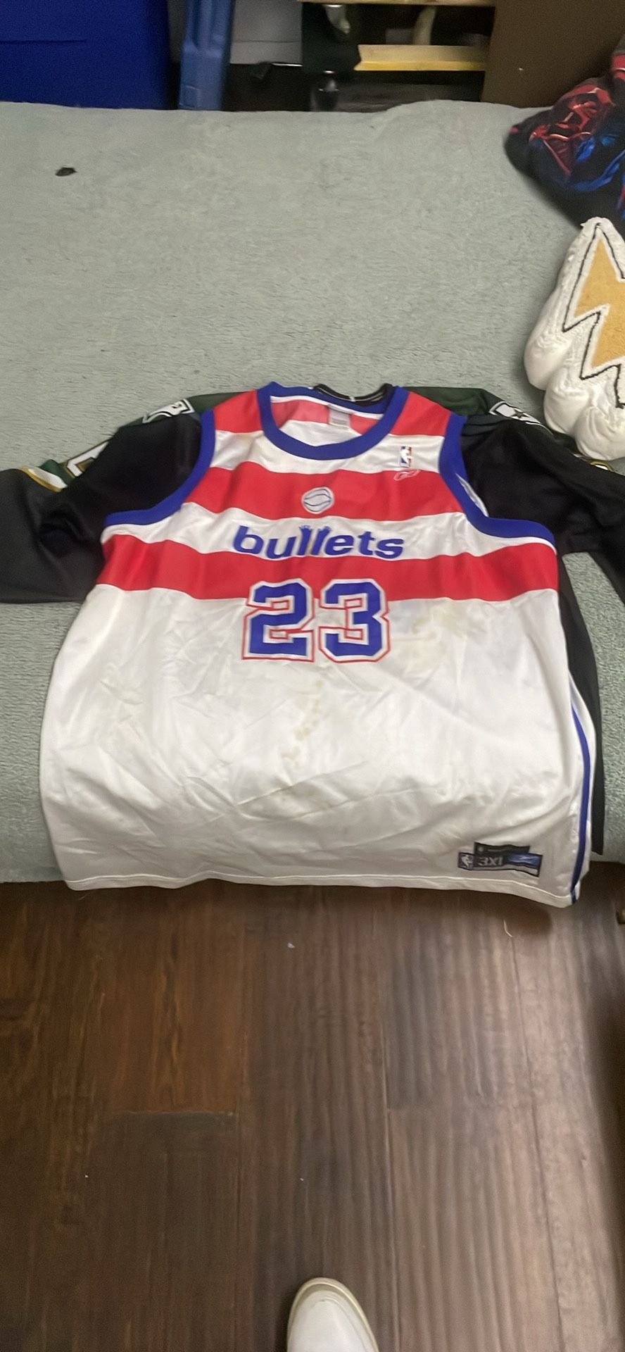 Micheal Jordan Bullets Jersey