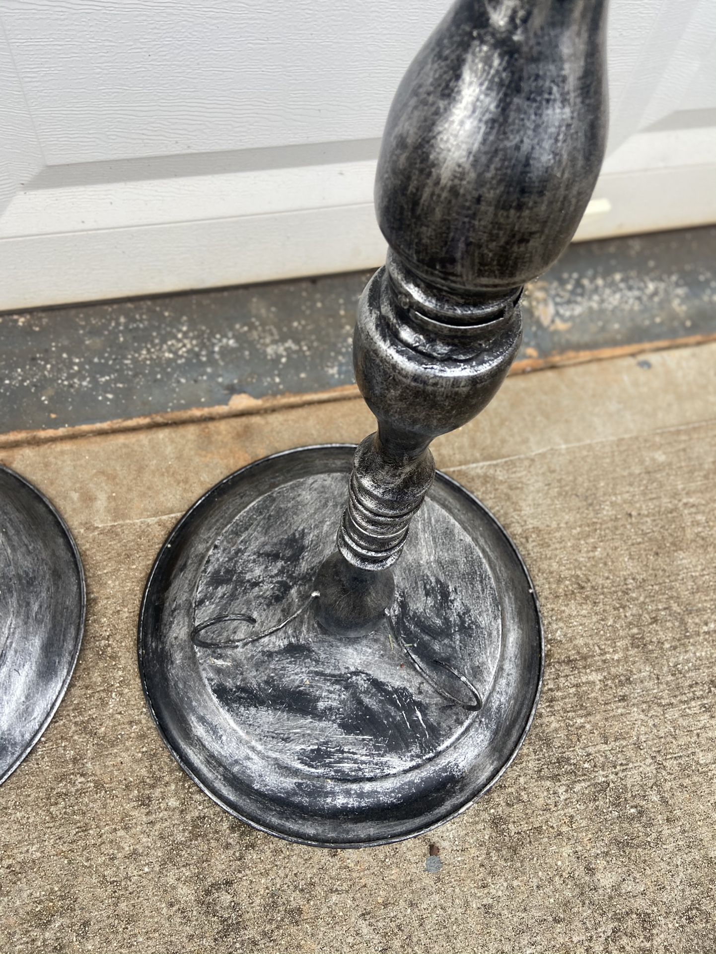 Silver Medal Decorative Stands/ Candle Holders