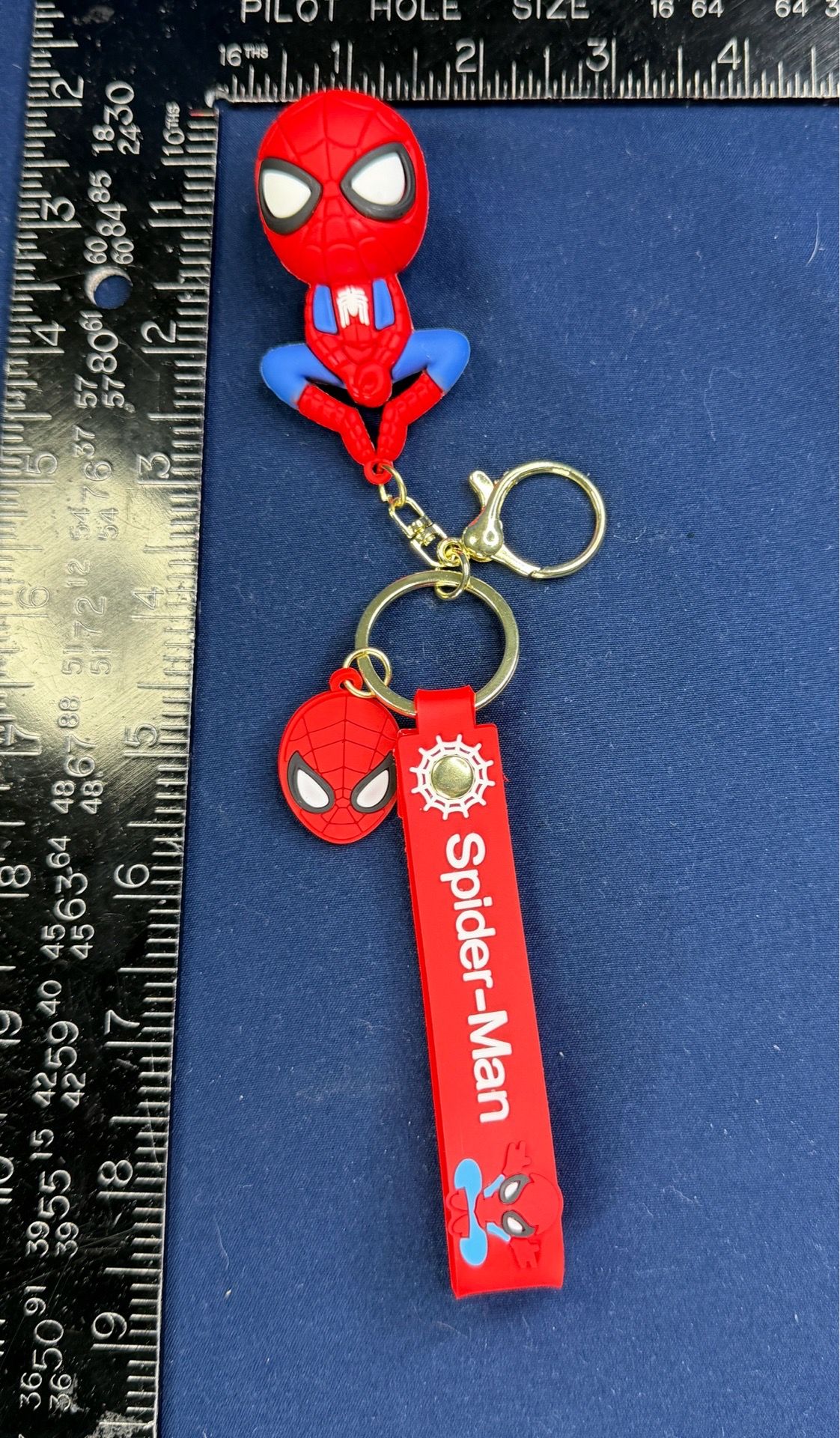 Marvel Spider-Man Keychain Strap Charm Multi Piece Clip